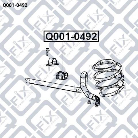 Купити Q0010492 Q-fix Подушка стабілізатора передня