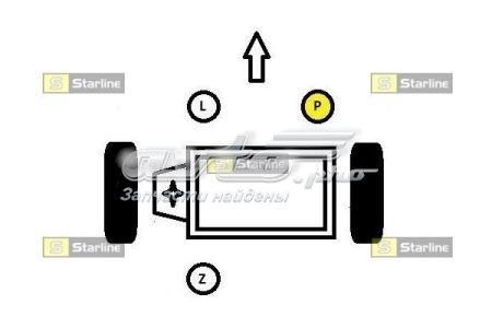 Права опора двигуна Starline SM0607