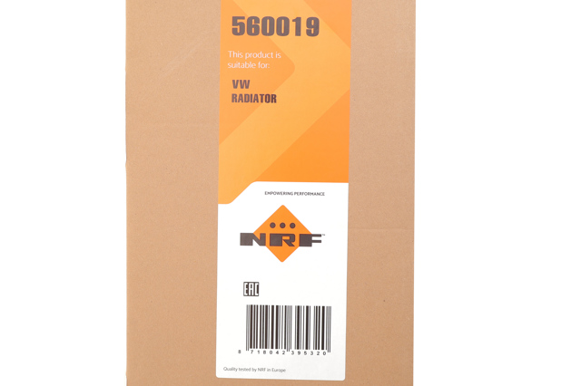 560019 NRF Радіатор охолодження двигуна, додатковий