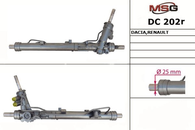 Управління рульове в зборі MSG Rebuilding DC202R ціна, від 228.82 USD