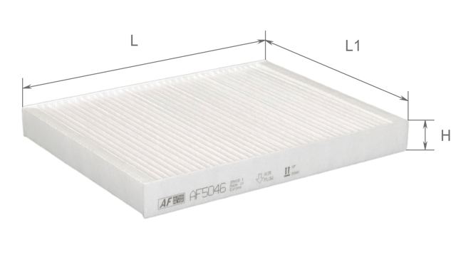 Купити AF5046 Alpha Filter Фільтр салону вугільний