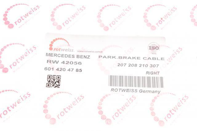 Трос стоянкового гальма задній правий Rotweiss RW42056 ціна, від 12.47 USD