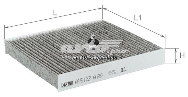 AF5122A Alpha Filter Внутрішньосалонний фільтр