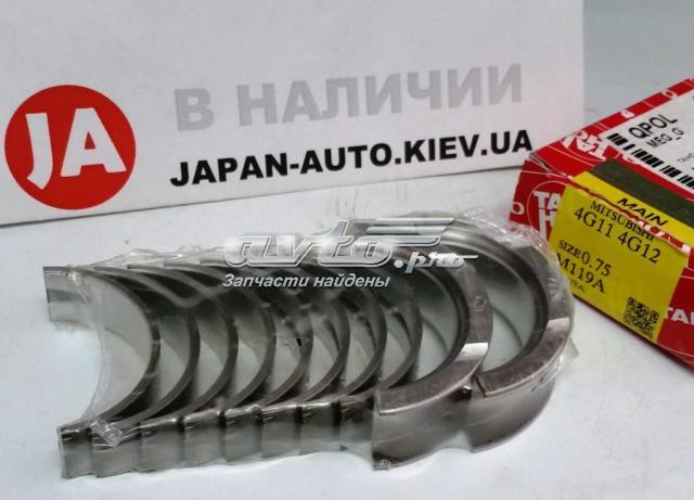 Вкладиші колінвалу, корінні, комплект, 3-й ремонт (+0,75) Taiho M119A075 ціна, від 11.70 USD