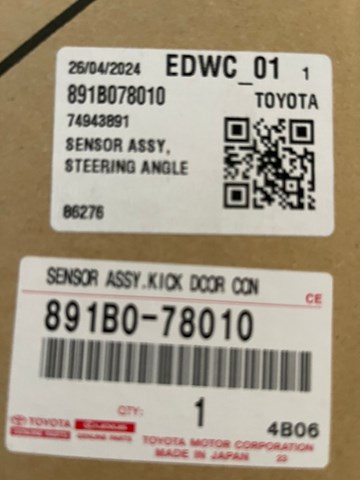 891B078010 Toyota 