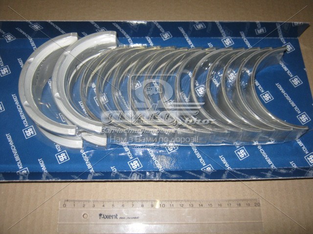 Вкладиші колінвала, корінні, комплект, 2-й ремонт (+0,50) Kolbenschmidt 87712621 ціна, від 154.06 USD