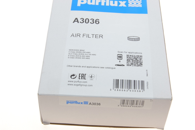 A3036 Purflux Повітряний фільтр двигуна