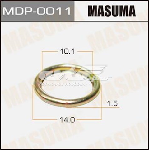 Кільце ущільнююче форсунок Masuma MDP0011