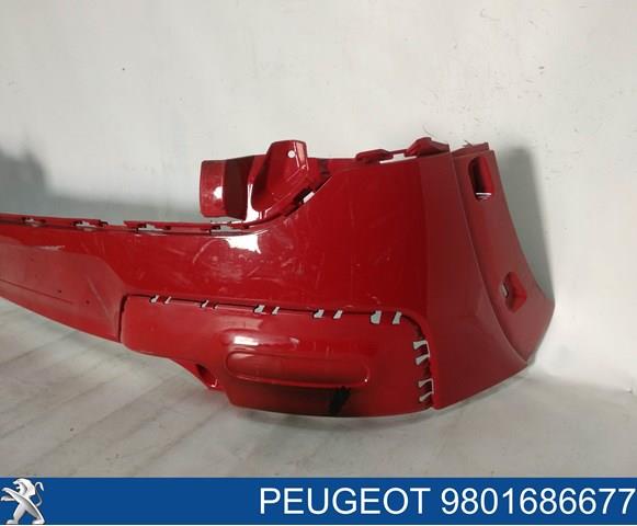 9801686677 Peugeot/Citroen Буфер (бампер) задній