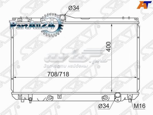 1640046240 Toyota Радіатор охолодження двигуна