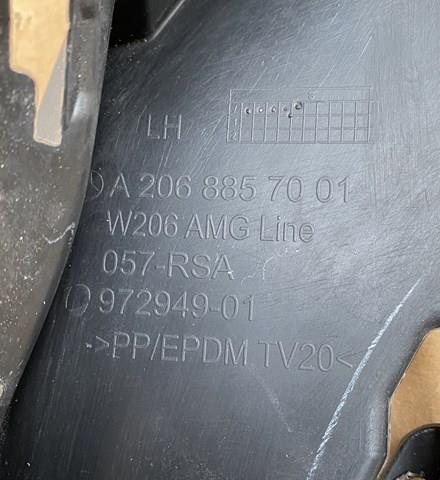 Кронштейн бампера переднього, правий Mercedes A2068857001 ціна, від 23.26 USD
