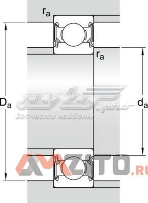 62002RSH SKF Підшипник стартера