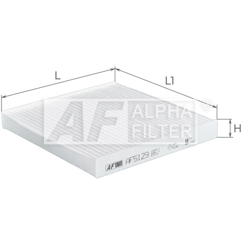Фільтр салону AF5123 Alpha Filter