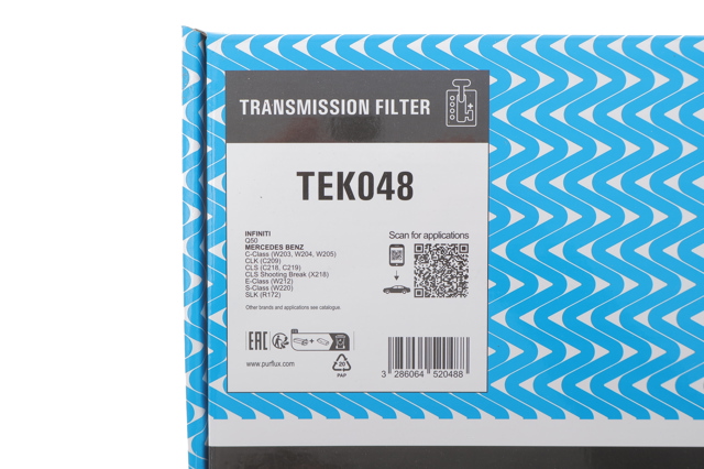 Купити TEK048 Purflux Масло і фільтр в коробку автомат 