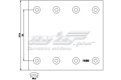Накладка гальмівна задня (TRUCK) SAF 3057396020 ціна, від 55.57 USD