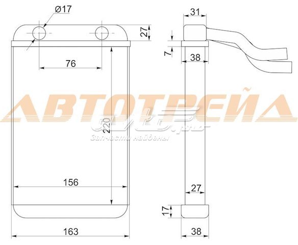 Купити STTY893950 SAT Теплообмінник