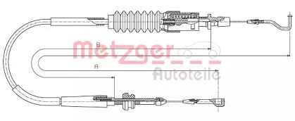 Трос газу 144305 Metzger