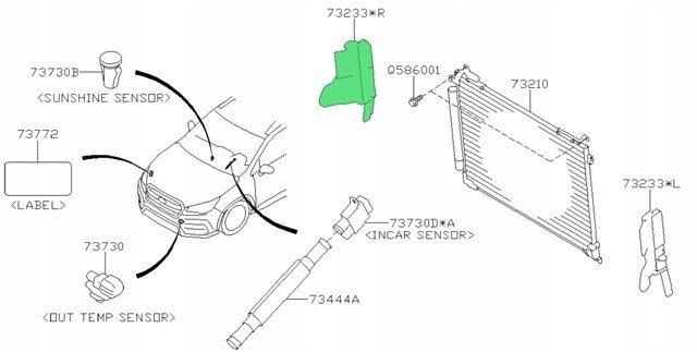  73233XC00A Subaru