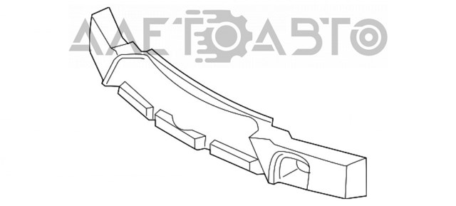 Абсорбер бампера переднього Toyota 5261153180 ціна, від 60.71 USD