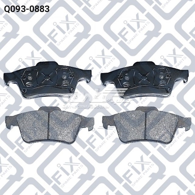 Задні гальмівні колодки Q0930883 Q-fix