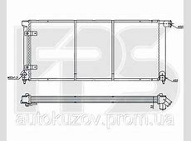 Радіатор основний FPS FP74A419 ціна, від 37.11 USD