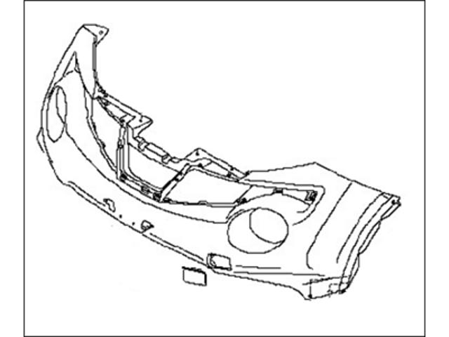 Бампер на авто Nissan/Infiniti 620223YV4H ціна, від 471.03 USD