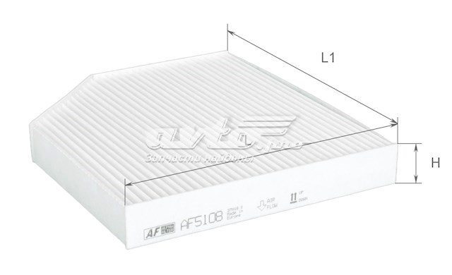 AF5108 Alpha Filter Внутрішньосалонний фільтр