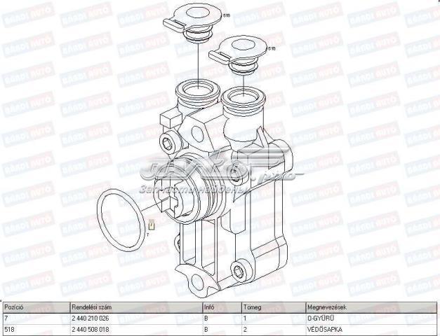 Паливний насос, механічний 440020088 Bosch