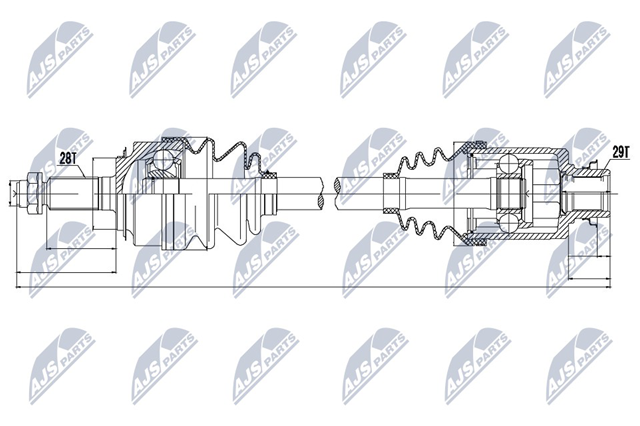 Піввісь передня, права Maxgear 492399 ціна, від 78.75 USD