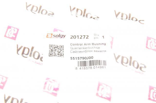 201272 Solgy Сайлентблок тяги поперечної, задньої підвіски