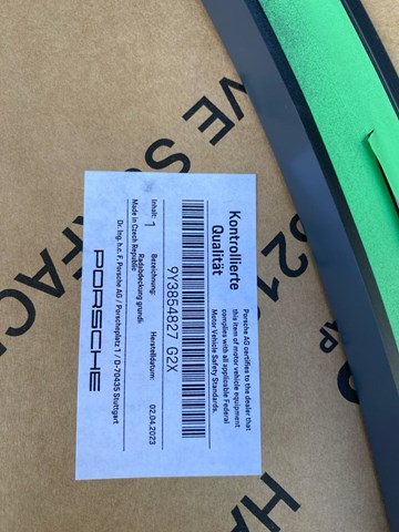 Купити 9Y3854828G2X Porsche 