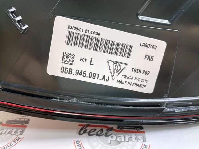 Ліхтар задній лівий, зовнішній 95B945091AJ Porsche