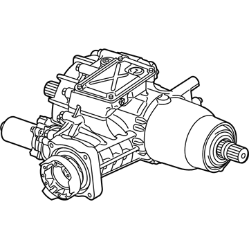 Купити 68409811AB Chrysler Редуктор середнього моста (головна передача)