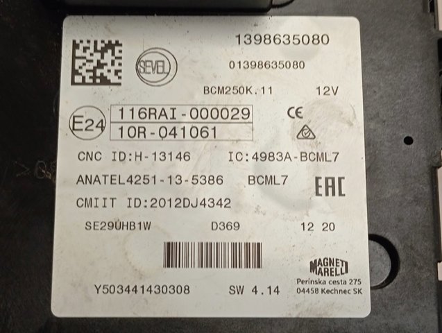  1398635080 Peugeot/Citroen