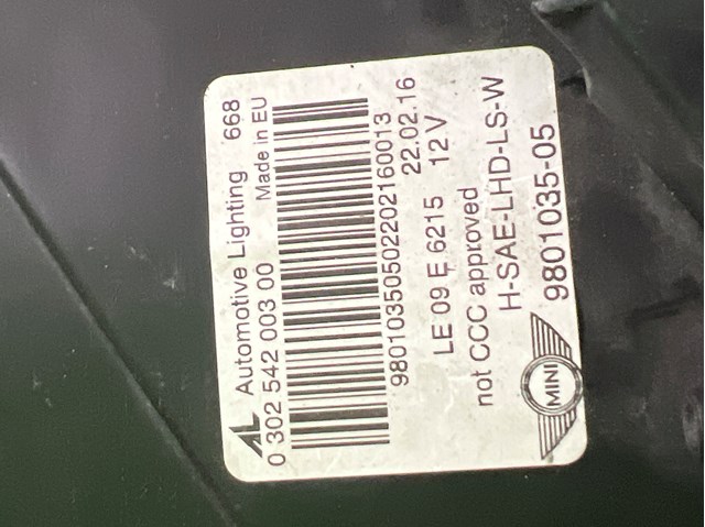  BMW 63129801035