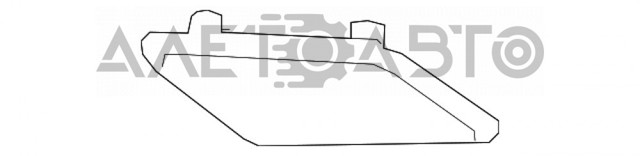FP5037912P FPS Заглушка, решітка протитуманних фар бампера переднього, права