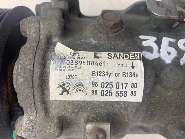 Купити 9802501780 Peugeot/Citroen Компресор кліматичної установки