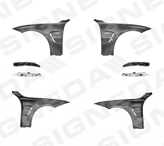 Крило переднє (TUNING) (кому-кт з 2 шт.) Signeda PBM10046SET ціна, від 395.03 USD