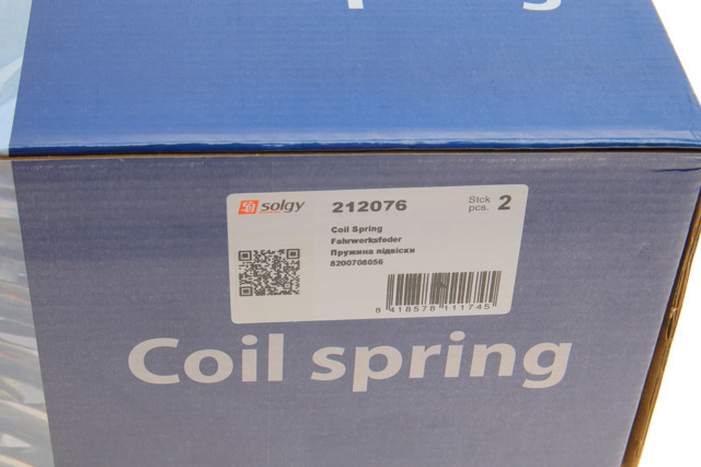 Пружина передня Solgy 212076 ціна, від 18.28 USD