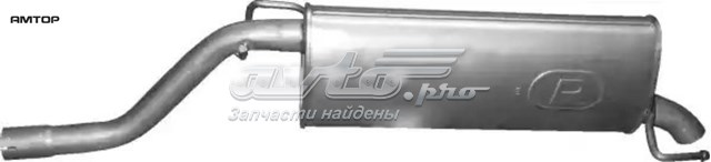 Вихлопна труба Polmostrow 07441 ціна, від 52.28 USD