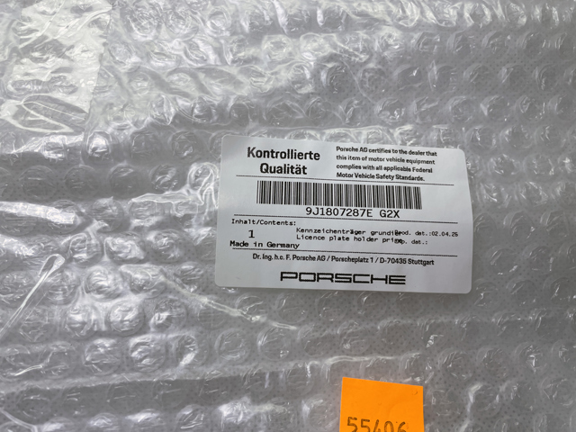  9J1807287EG2X Porsche
