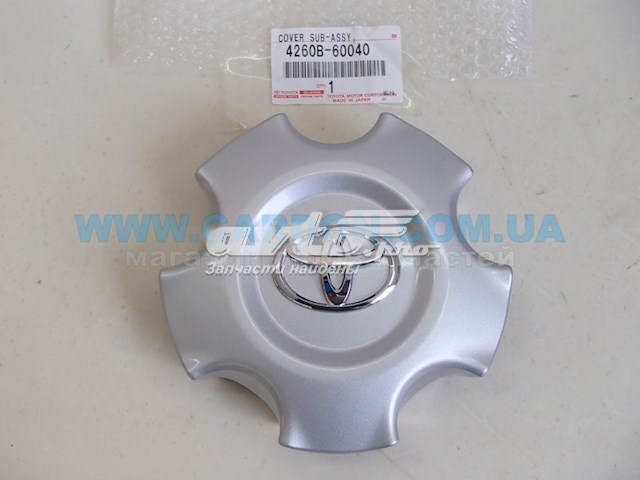 Ковпак колісного диска 4260B60040 Toyota