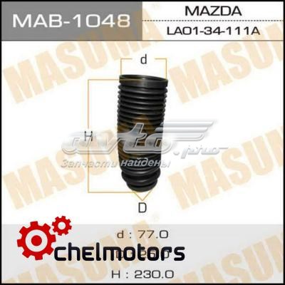 Пильник амортизатора переднього Masuma MAB1048 ціна, від 10.27 USD