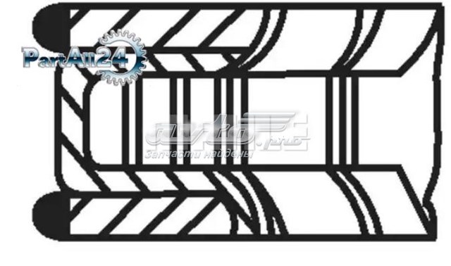 Купити 028RS001260N0 Mahle Original Кільця поршневі на 1 циліндр, STD.