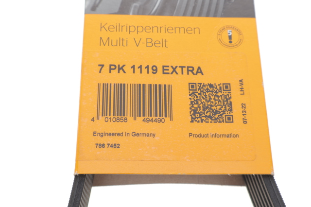 Ремінь кондиціонера Continental/Siemens 7PK1119EXTRA