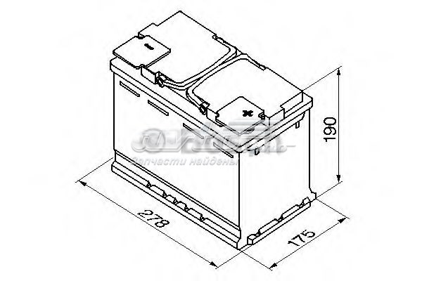 Купити Акумулятор Bosch 70 А/г (0092S60010)