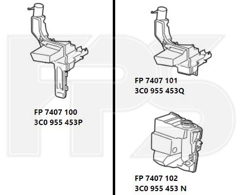 FP7407101 FPS Бачок склоомивача