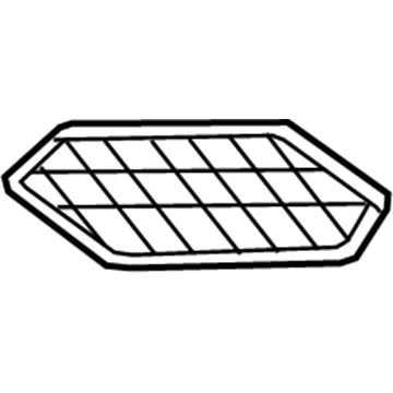 Заглушка під протитуманні фари, ліва Polcar 32X3296 ціна, від 11.40 USD