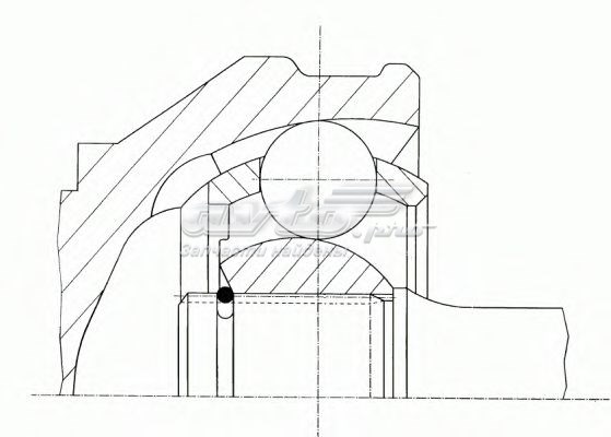 ШРУС внутрішній, передній SPIDAN 20414