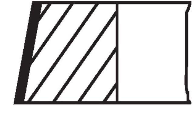 Комплект поршневих кілець на 1 циліндр, STD. Mahle Original 028RS101140N0